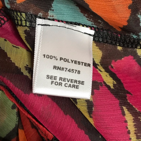 🌵Cache Colorful Sheer Tunic Top - Picture 5 of 5